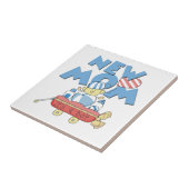 Nieuwe mam Het is een Jongen Gifts Tegeltje (Zijkant)