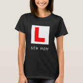 "Nieuwe mam" Leerling L Bord T-shirt (Voorkant)