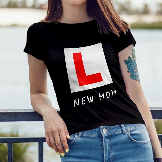 "Nieuwe mam" Leerling L Bord T-shirt