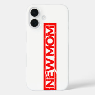 Nieuwe mam Stamp iPhone 16 Hoesje