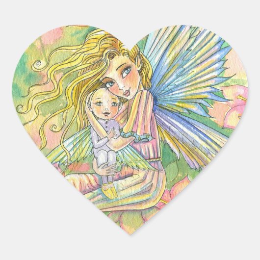 Nieuwe Mama Baby Fee Stickers (Voorkant)