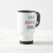 Nieuwe mama brandstof - Mam Gift - Tumbler Reisbeker (Voorkant rechts)