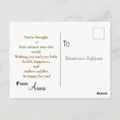 Nieuwe mama briefkaart (Achterkant)