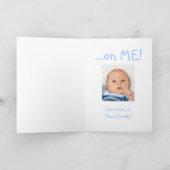 Nieuwe mama gefeliciteerd van Baby Boy Kaart (Binnen)