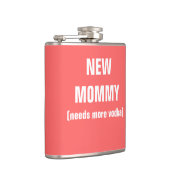 nieuwe mama heeft meer wodka nodig heupfles (Rechts)