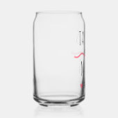 Nieuwe mama met aangepaste naam, titel & geschat j blikvorm glas (Rechts)