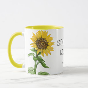 Nieuwe Mama mok, zonnebloem Mok