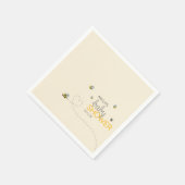 Nieuwe Mama-to-bee Douche Thema Servet (Hoek)