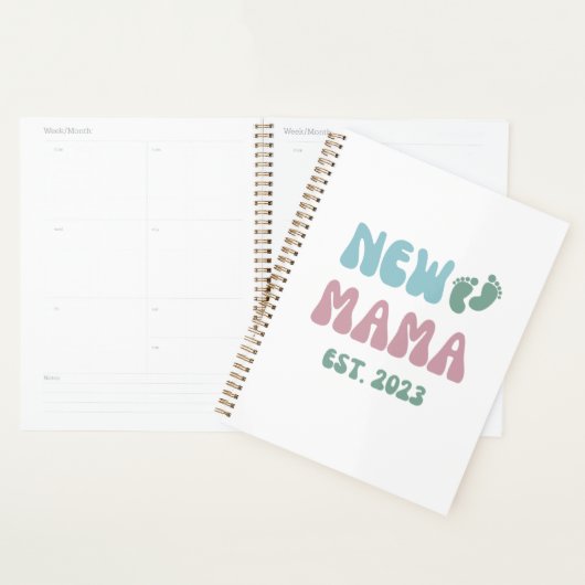 Nieuwe mamma Est 2023 - Planner met Gold Binding (Display)