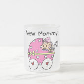 Nieuwe mammie baby-overhemden en cadeautjes matglas koffiemok (Center)