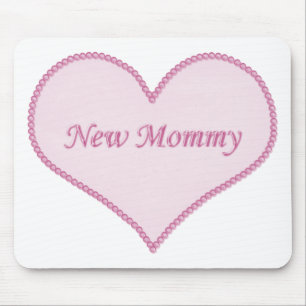 Nieuwe mammie, roze muismat