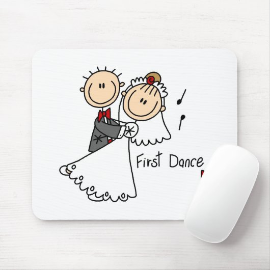 Nieuwe man en eerste vrouw van Dance Mousepad Muismat (Met muis)