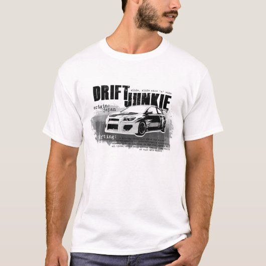 Nieuwe Mannen Drift Sports T-Shirt (Voorkant)