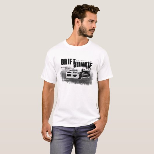 Nieuwe Mannen Drift Sports T-Shirt (Voorkant volledig)