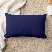 Nieuwe marineblauw Solid Lumbar Pillow Gift Kussen (Deken)