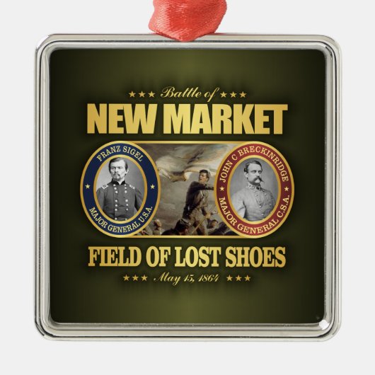 Nieuwe markt (FH2) Metalen Ornament (Voorkant)