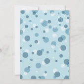 Nieuwe mededeling van de baby-jongen/bedankt uw ka bedankkaart (Achterkant)