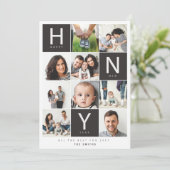 NIEUWE MEERJARENBOXEN FEESTDAGENKAART (Staand voorkant)