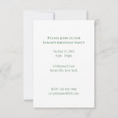 Nieuwe mei gemini zodiac verjaardagsuitnodiging kaart (Achterkant)