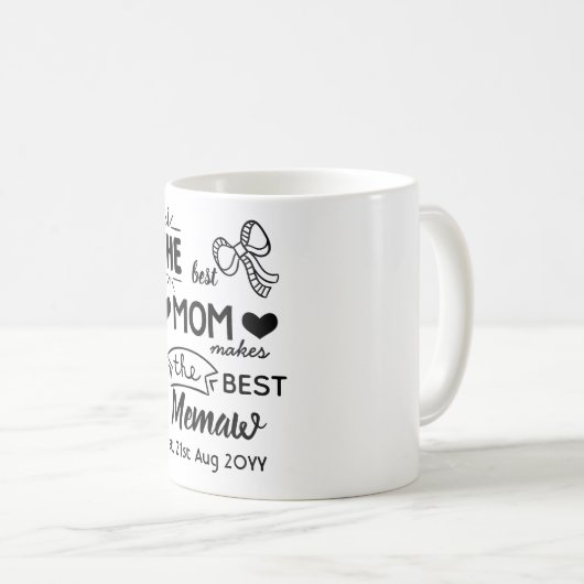 NIEUWE Memaw-mok - Persoonlijk voor oma, Gigi Koffiemok (Voorkant rechts)