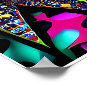 Nieuwe Memphis Design Vistas Poster (Hoek)