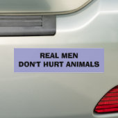 NIEUWE MENDON HEEFT GEEN DIEREN BUMPERSTICKER (Op auto)