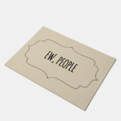 Nieuwe mensen deurmat (Schuin)