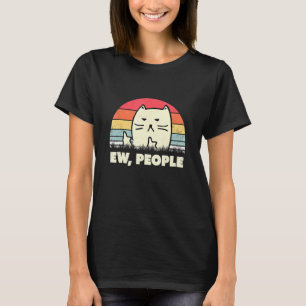 Nieuwe mensen met een kat zwarte kat t-shirt