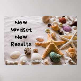 "Nieuwe Mentaliteit" Positieve Citaten "Poster" Poster