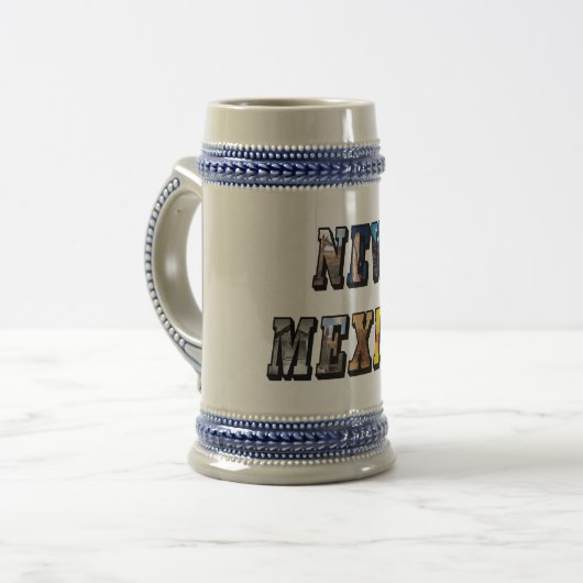 Nieuwe Mexicaanse, Amerikaanse tekst Bierpul (Voorkant links)