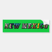 Nieuwe Mexicaanse, Amerikaanse tekst Bumpersticker (Voorkant)
