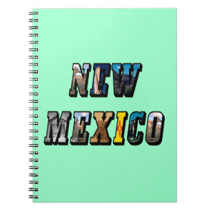 Nieuwe Mexicaanse, Amerikaanse tekst Notitieboek