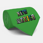 Nieuwe Mexicaanse, Amerikaanse tekst Stropdas (Opgerold)