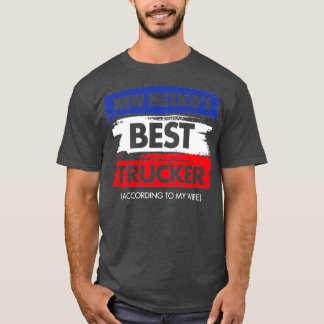 Nieuwe Mexicaanse beste trucker volgens mijn vrouw T-shirt