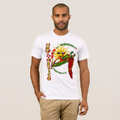 Nieuwe Mexicaanse chilé, rood of groen? T-shirt (Voorkant volledig)