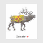 Nieuwe Mexicaanse Elk Sticker (Vel)