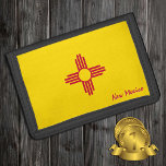 Nieuwe Mexicaanse mode, Amerikaanse patriotten/spo Drievoud Portemonnee<br><div class="desc">Patriottische portefeuilles met de Amerikaanse staat New Mexico mode met de New Mexico vlag - hou van mijn land,  reiscadeaus,  opa-verjaardag,  nationale patriotten/sportfans</div>