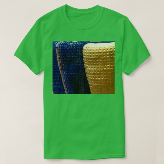 Nieuwe Mexicaanse Pottery Jars in Blue en Tan T-shirt (Design voorkant)