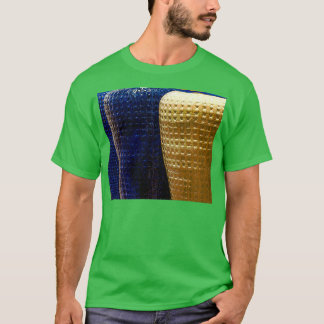 Nieuwe Mexicaanse Pottery Jars in Blue en Tan T-shirt