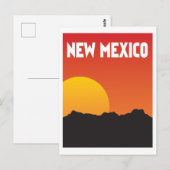 Nieuwe Mexicaanse reisstijl Briefkaart (Voorkant / Achterkant)