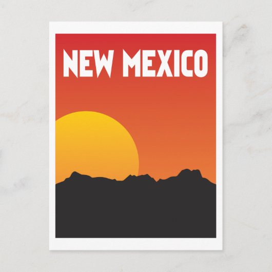 Nieuwe Mexicaanse reisstijl Briefkaart (Voorkant)