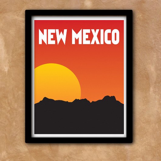 Nieuwe Mexicaanse reisstijl Poster