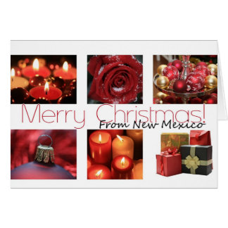 Nieuwe Mexicaanse staatsspecifieke kaart wintercol