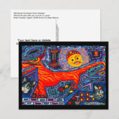 Nieuwe Mexicaanse Tasmaanse tijger duiveldog katte Briefkaart (Voorkant / Achterkant)