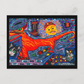 Nieuwe Mexicaanse Tasmaanse tijger duiveldog katte Briefkaart (Voorkant)