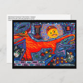 Nieuwe Mexicaanse Tasmanian Devil Dog en Katten Briefkaart (Voorkant / Achterkant)