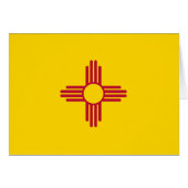 Nieuwe Mexicaanse vlag (Voorkant Horizontaal)