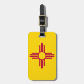 Nieuwe Mexicaanse vlag Bagagelabel (Voorkant verticaal)