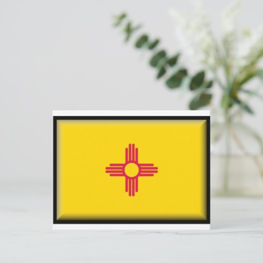 Nieuwe Mexicaanse vlag Briefkaart (Staand voorkant)
