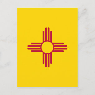 Nieuwe Mexicaanse vlag Briefkaart